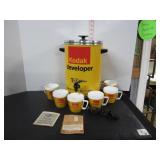 VINTAGE ADV. KODAK COFFEE MAKER WITH 6 CUPS