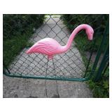 VINTAGE BLOW MOLD PINK FLAMINGO
