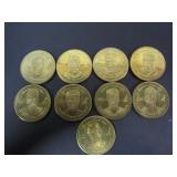 9-2002 COCA COLA CDN. OLYMPIC HOCKEY COINS