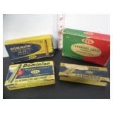 4 OLD EMPTY AMMUNITION SHELL BOXES