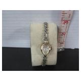 10KT GOLD-ROLLED PLATED BEZEL BERTMAR WATCH