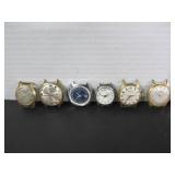 6 VINTAGE MANUAL WRISTWATCHES