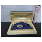 PHILLIPS LADIES ART DECO WRIST WATCH