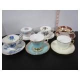 6 CUPS & SAUCERS