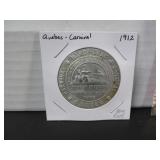 1912 VERY RARE QUEBEC CARNIVAL MEDALLION