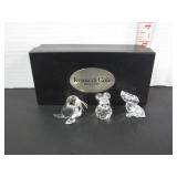 3 EARLY MINI SWAROVSKI FIGURES