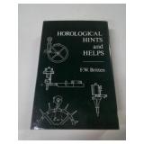 HOROLOGICAL HINTS AND HELP