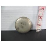 COIN SILVER POCKET WATCH BACK