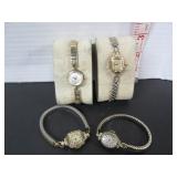 4 VINTAGE WORKING LADIES WATCHES