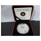 99.99 SILVER RCM $20 2012 PROOF COIN IN CASE
