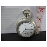 A.W. CO. WALTHAM SILVEROID CASE POCKET WATCH