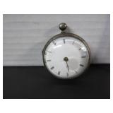 42.59 GRAMS HALLMARKED SILVER ANTIQUE POCKET WATCH