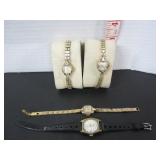 4 VINTAGE WORKING LADIES WATCHES