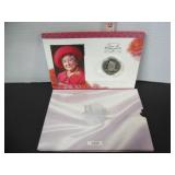 .925 SILVER ROYAL MINT PROOF CROWN & STAMP SET