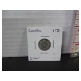 1931 CANADA SILVER 10 CENT COIN