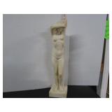 LARGE BEAUTIFUL MARBLE LOOK RESIN NUDE SCULPTURE