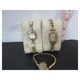 3 VINTAGE WORKING LADIES WATCHES