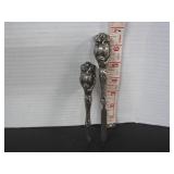 56GRAMS STERLING SILVER ART NOUVEAU MANICURE TOOLS