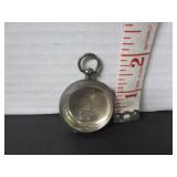 STERLING SILVER LADIES POCKET WATCH, CASE ONLY