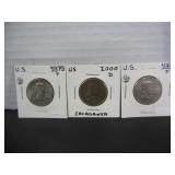 3 US ONE DOLLAR COINS