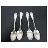 70 GRAMS STERLING SILVER SPOONS 4 TOTAL