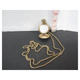 HUNTER CASE POCKET WATCH WITH CHAIN