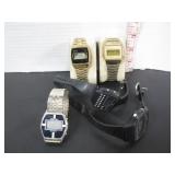 5 OLD MEN'S WRIST WATCHES
