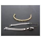 2 GOLD FILLED LADIES WATCH STRAPS