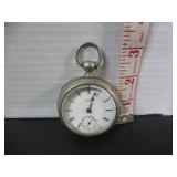 ILLINOIS WATCH CO, EARLY CASED POCKET WATCH