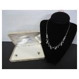 VINTAGE BOYD BOND STERLING SILVER NECKLACE