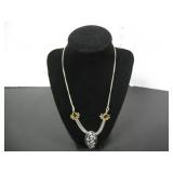 STERLING SILVER 925 BLACK ONYX NECKLACE
