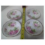 ROYAL ALBERT AMERICAN BEAUTY DESSERT BOWLS