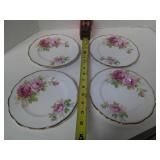 ROYAL ALBERT AMERICAN BEAUTY SIDE PLATES