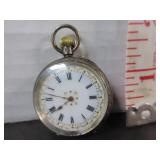 HALLMARKED SILVER SCHUTZMARKE .935 POCKET WATCH