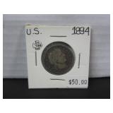 US 1881 3 CENT COIN