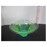 URANIUM GLASS ANCHOR HOCKING BOWL