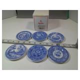 SPODE GEORGIAN SET OF 6 MINI PLATES