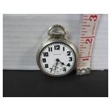 14 KT GOLD FILLED HAMILTON POCKET WATCH, WORKING