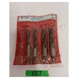 (4) Steelex Jumbo Drill Bits