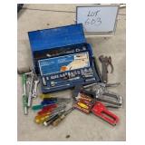 Misc. Tool Lot - Sockets,Nut Drivers, Staplers