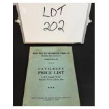 1946 Burnett Model 29 Price List