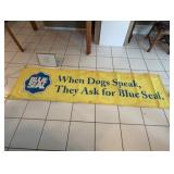 Blue Seal Dog Food Canvas Banner - 24' x 92'