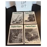 (4) TimberTimes Magazines