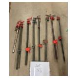 (8) Pipe Clamps