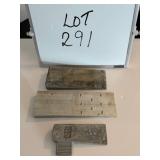 (3) Unused Aluminium Wedges