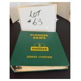 Pioneer Saws Service Literature Book