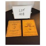 (2) Hornet Instruction & Parts Manuals