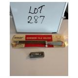 Unused Oregon File Holder & Pioneer Chain Breaker