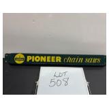 Porcelain Pioneer Chainsaws Door Push Bar
