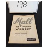 Mall Chainsaw Model 7H Manual